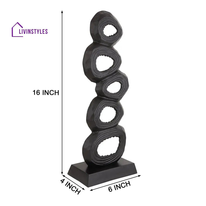 Opulent Overture Display Black Candle Holder