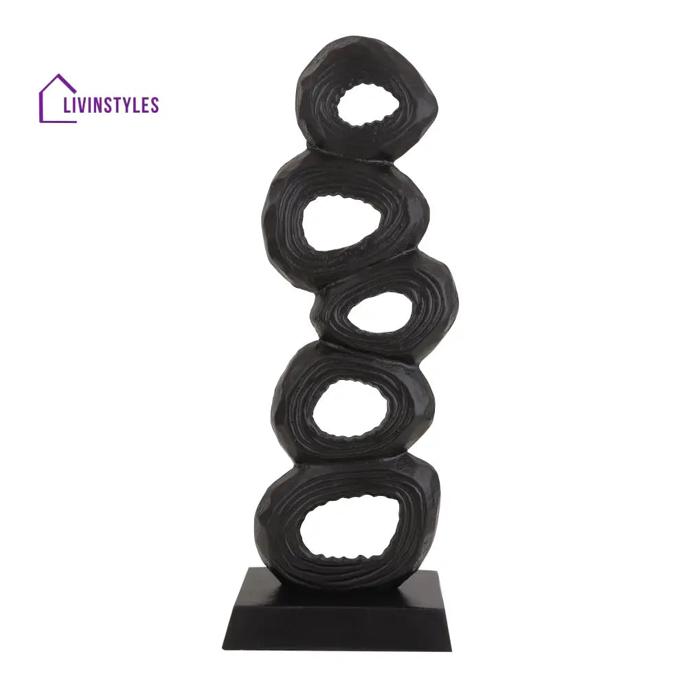 Opulent Overture Display Black Candle Holder