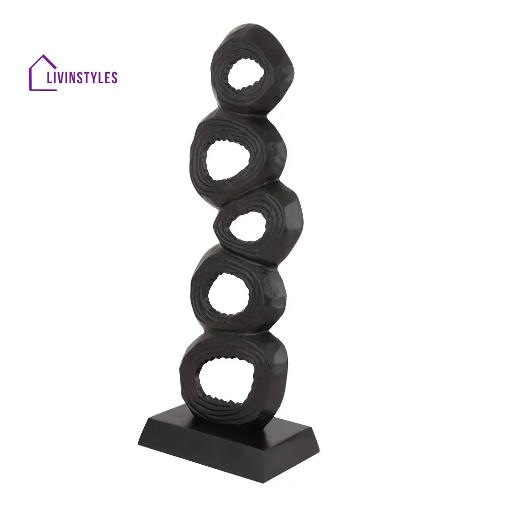 Opulent Overture Display Black Candle Holder