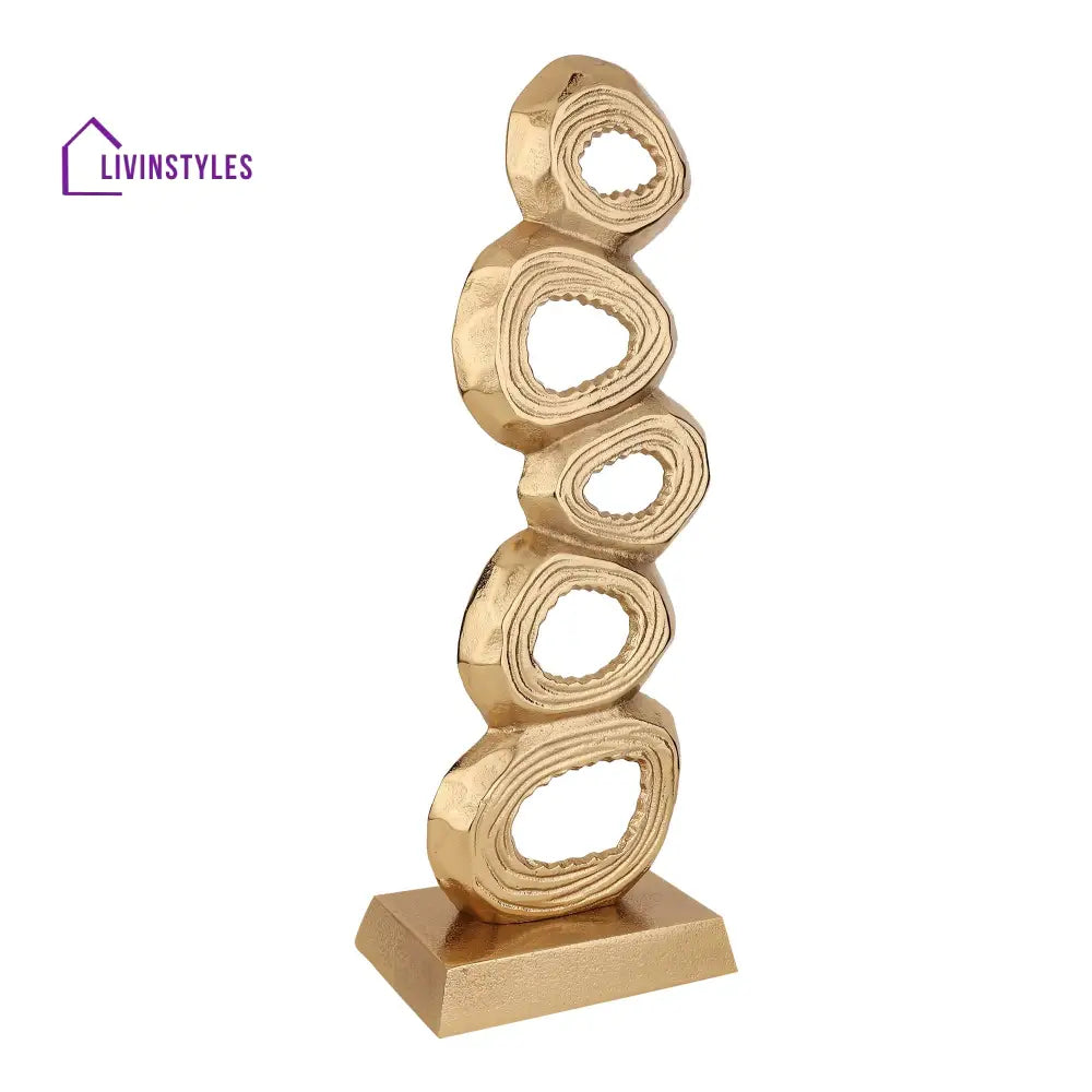 Opulent Overture Display Gold Candle Holder