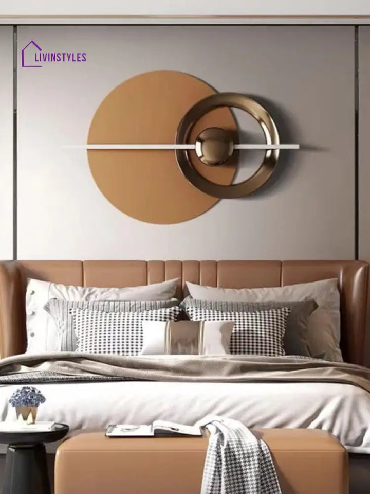 Palak Round Metal Wall Art