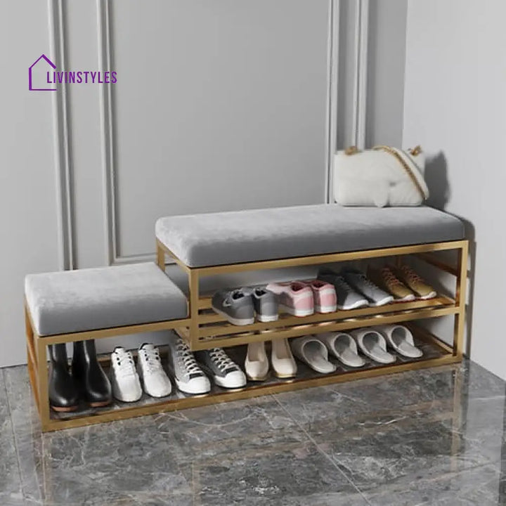 Pallavi Metal Shoe Rack Bench