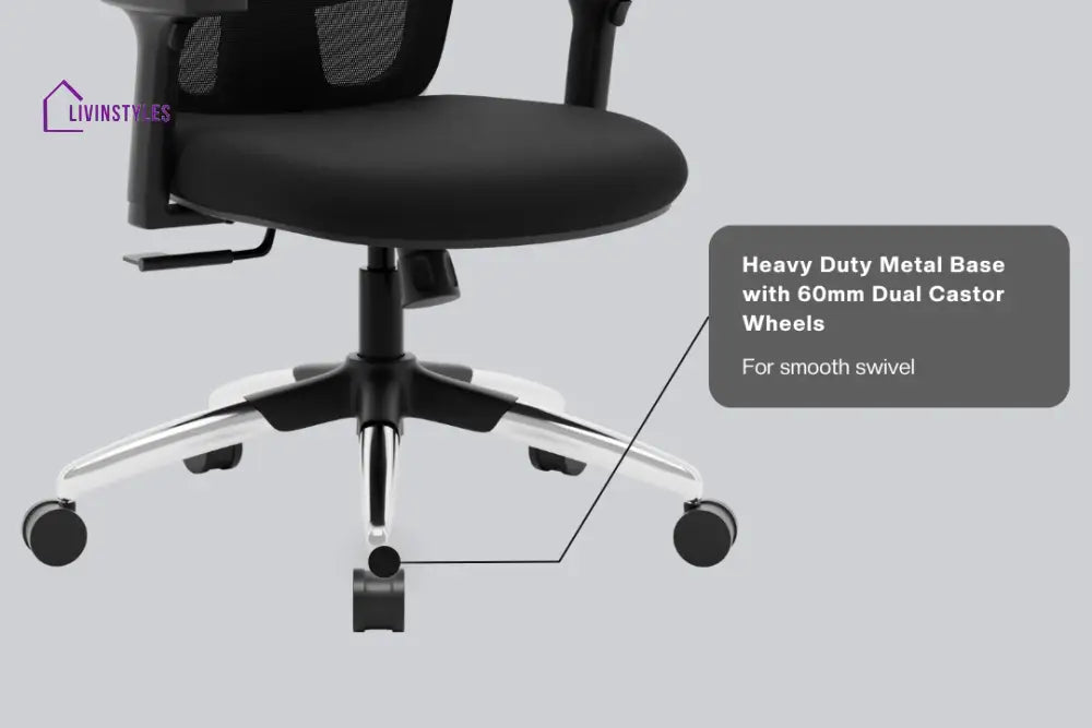 Parikshit Jupiter Superb Mid Back Mesh Office Chair Efficient Chairs