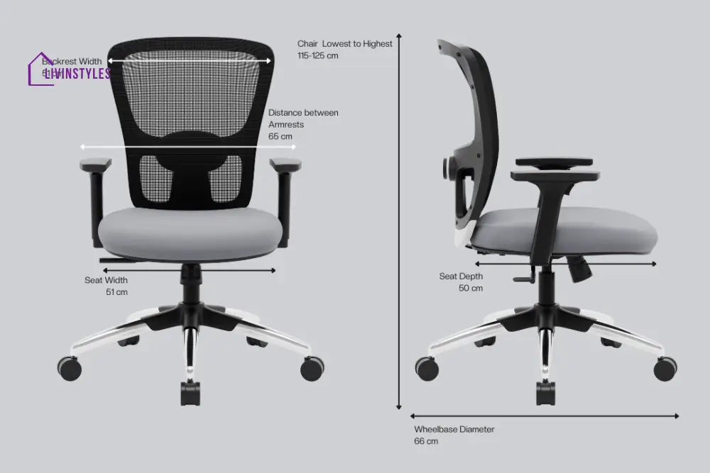 Parikshit Jupiter Superb Mid Back Mesh Office Chair Efficient Chairs