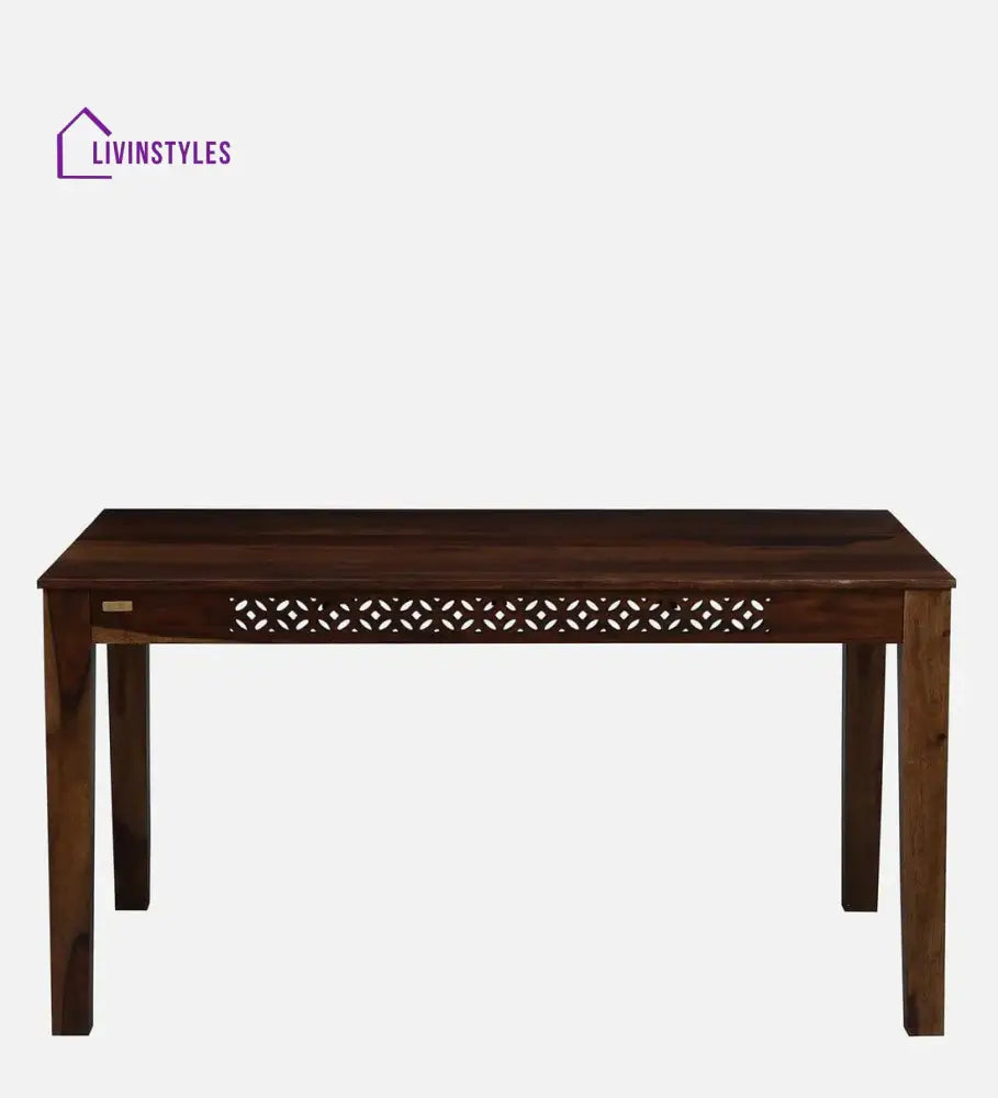 Parnika Sheesham Wood 6 Seater Dining Set In Provincial Teak Finish