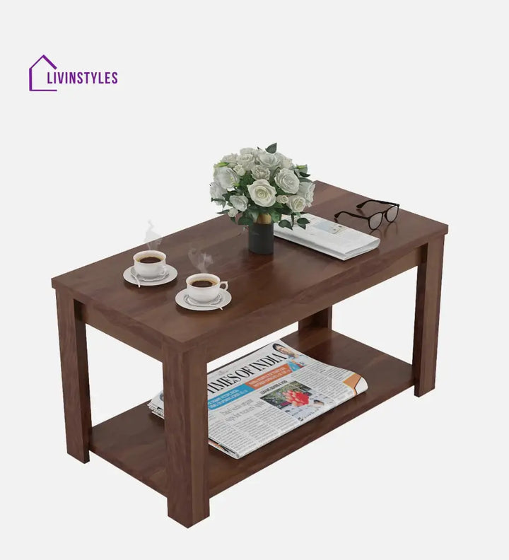 Parth Wooden Finish Coffee Table for Living Room