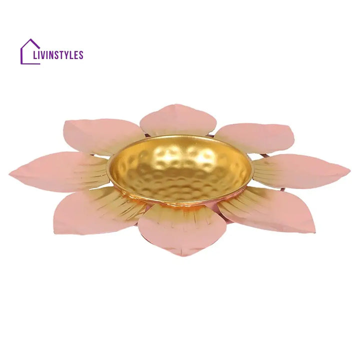 Pink & Gold Decorative Miniature Urli