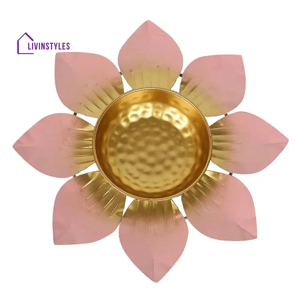 Pink & Gold Decorative Miniature Urli