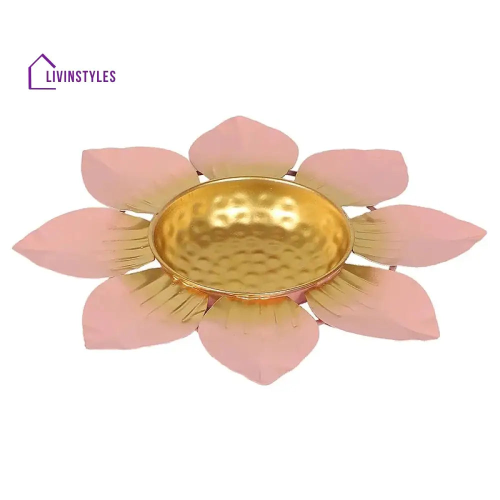 Pink & Gold Decorative Miniature Urli