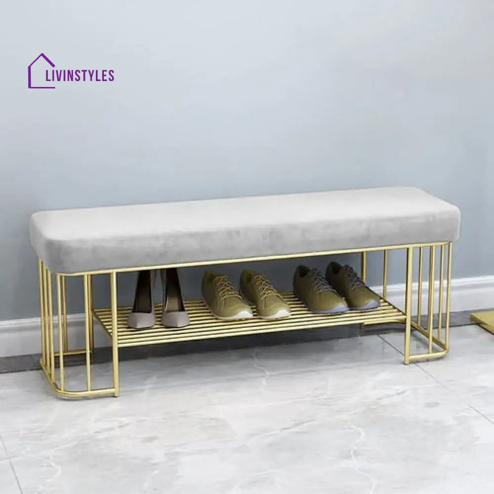 Pooja Metal Shoe Rack Bench