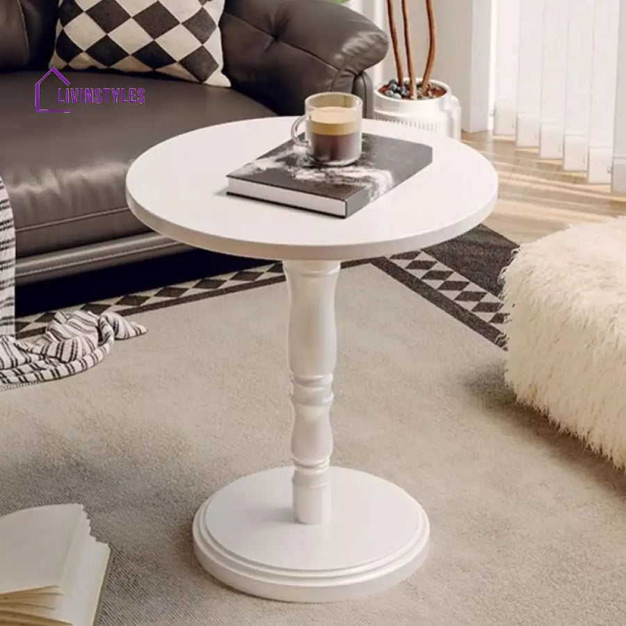 Poppy Wooden Side Table for Living Room