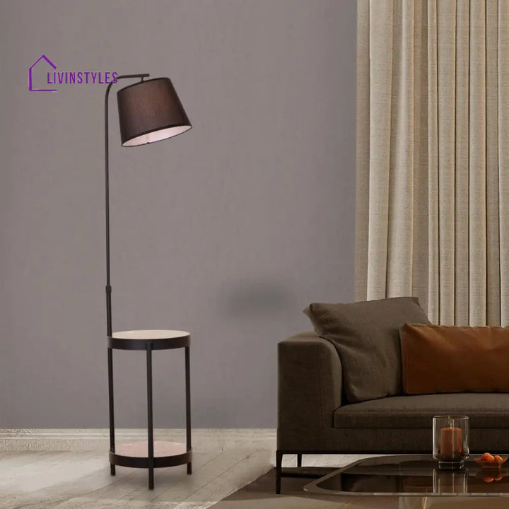 Prachi Marble And Metal Floor Lamp Lamps