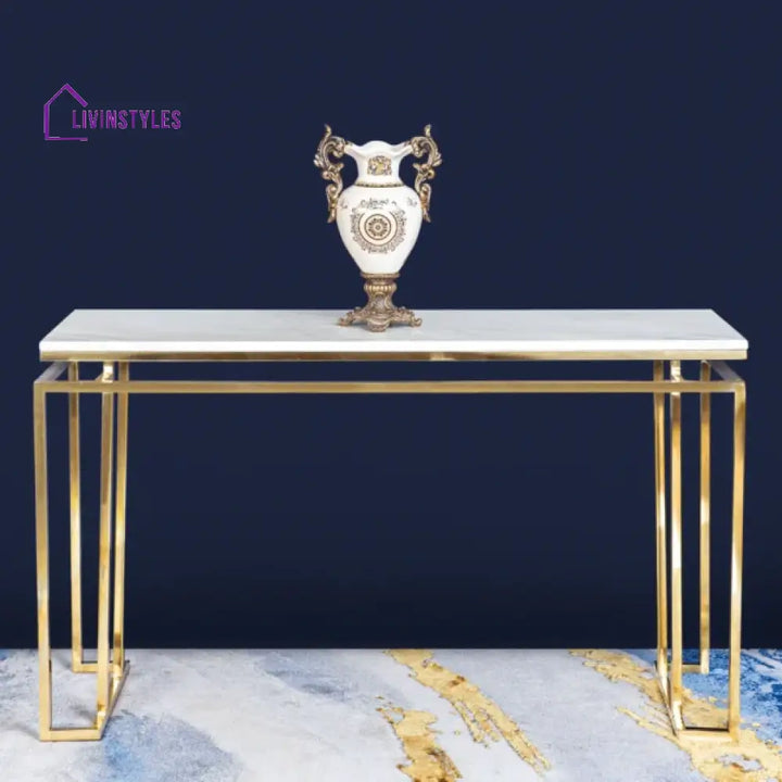 Prachi Metal Console Table