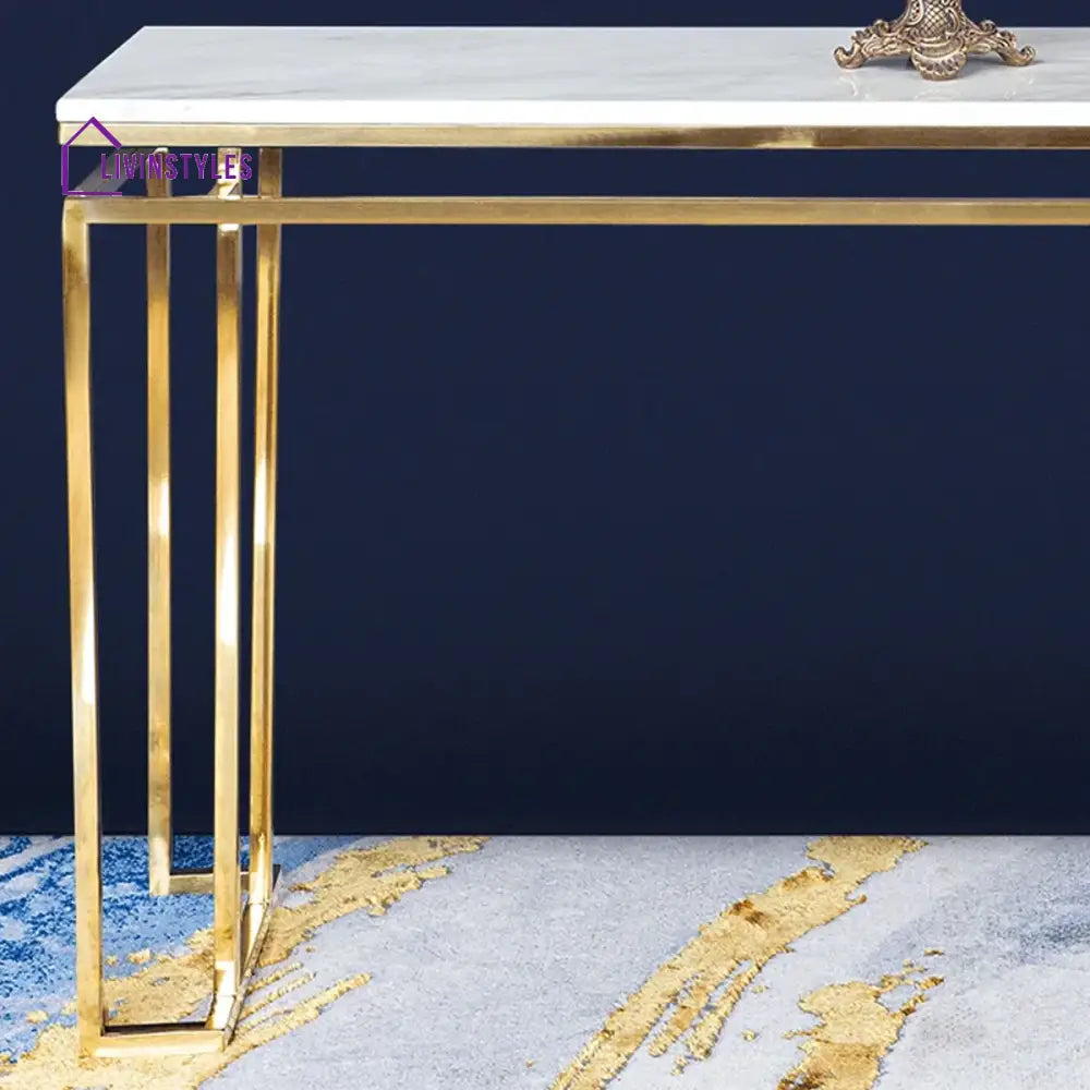 Prachi Metal Console Table