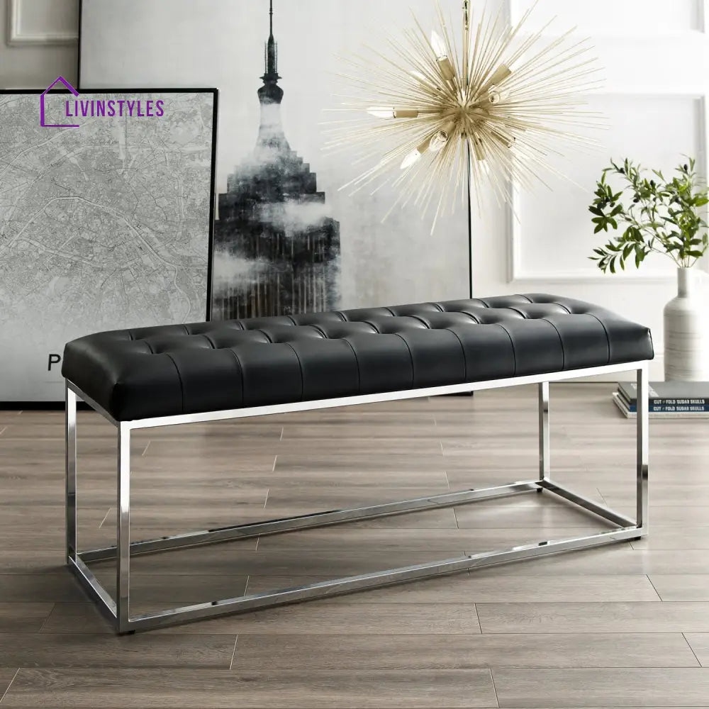 Pragya Stainless Steel Dwayne Bench