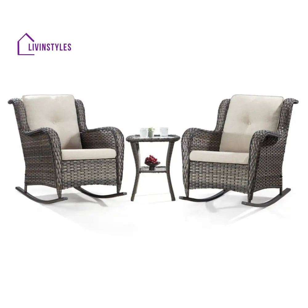 Prakash 2 Seater Square Outdoor Set With Cushions