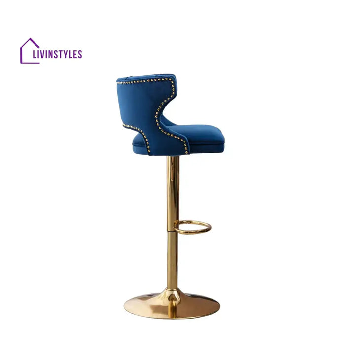 Pranav Blue Verona Bar Stool