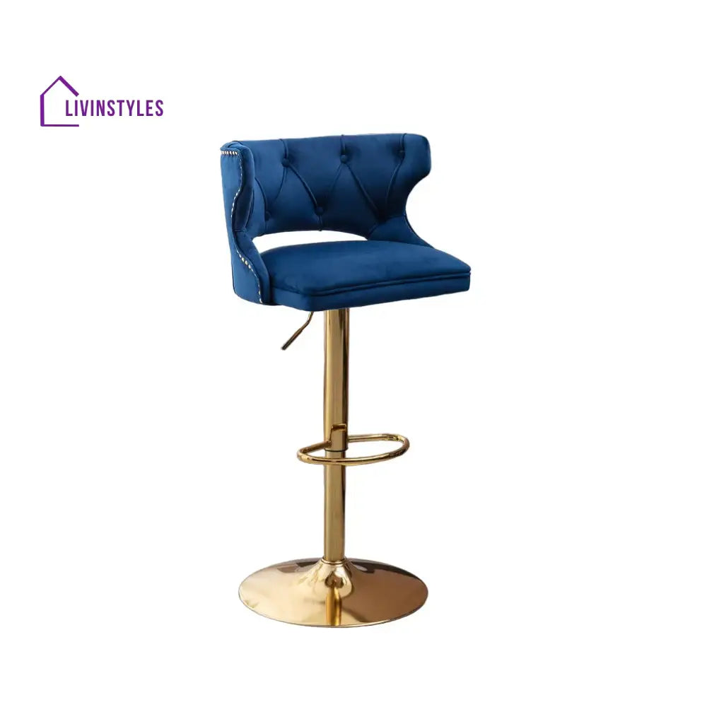 Pranav Blue Verona Bar Stool