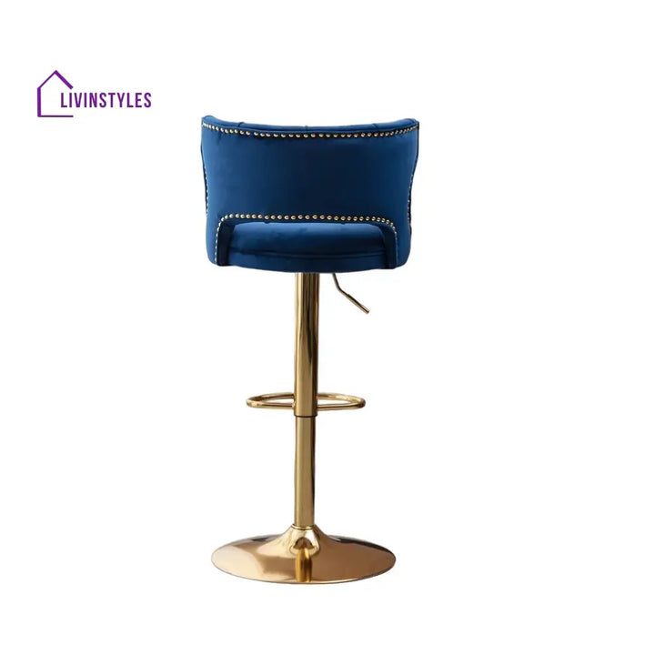 Pranav Blue Verona Bar Stool