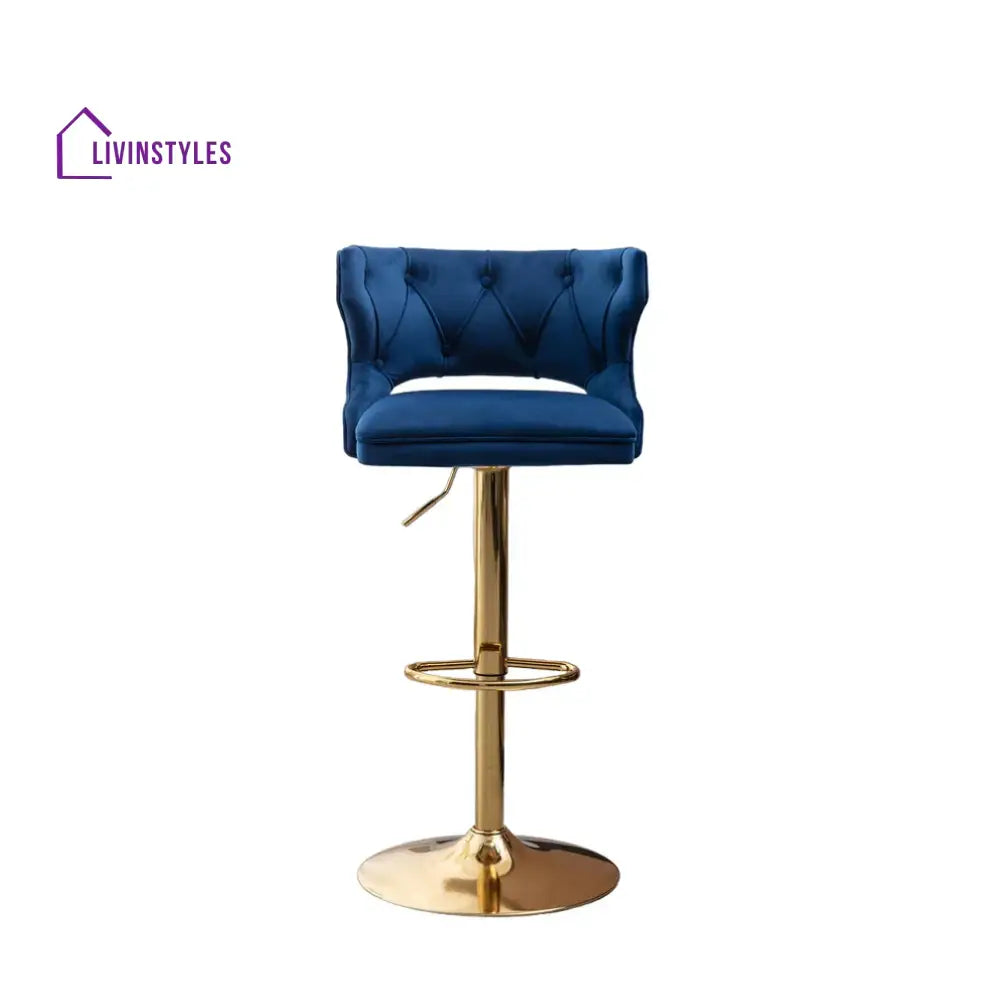 Pranav Blue Verona Bar Stool