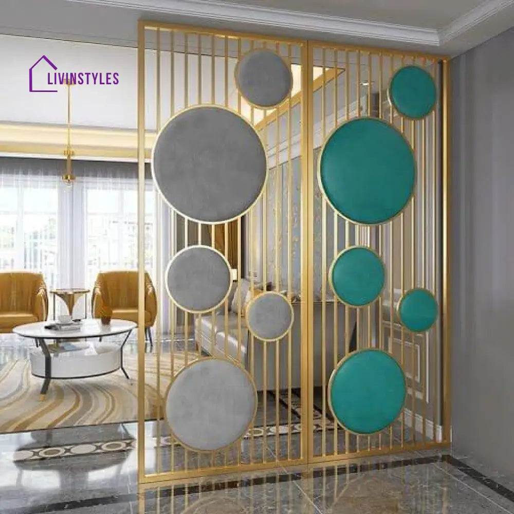 Elegant Stainless Steel Metal Partition