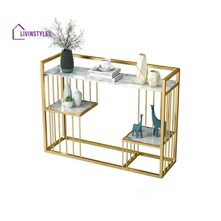 Preksha Metal Console Table