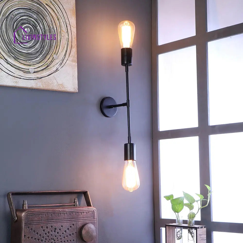 Premium Black Metal Wall Light By Ss Lightings Lamp