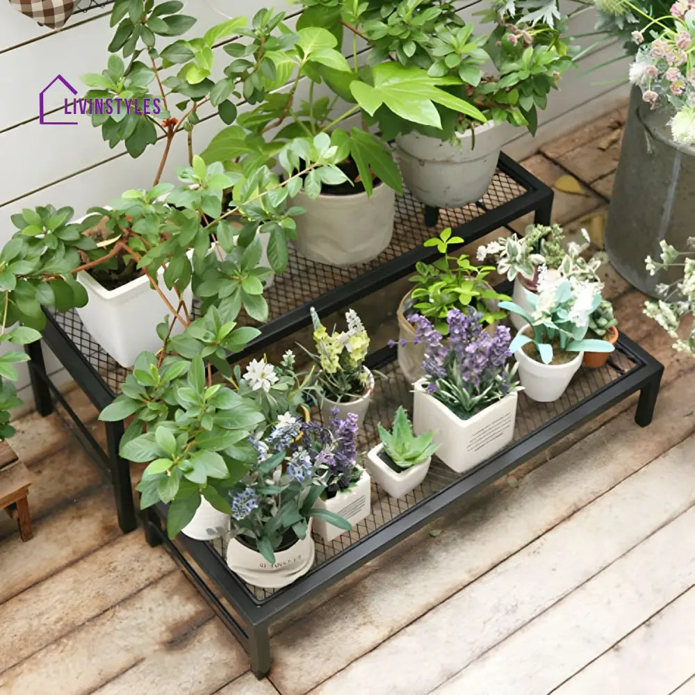 Prisha Metal Plant Stand for Balcony