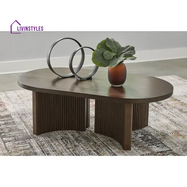 Prisha Solid Wood Coffee Table for Living Room