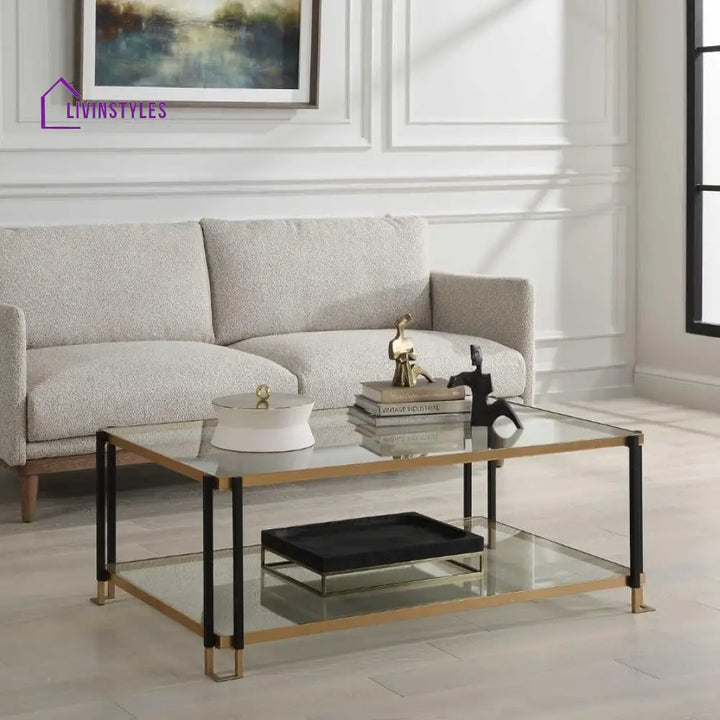 Priya Glass Coffee Table Living