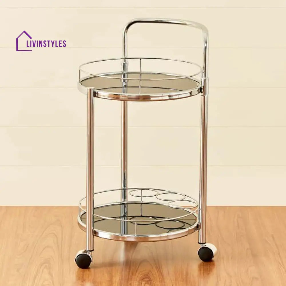 Priya Round Serving Trolley