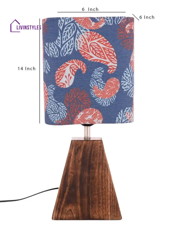 Pyramid Colorful Ambee Print Lamp