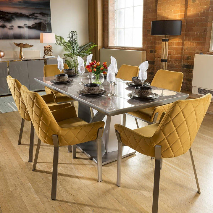 Vasilisa Large Rectangular Modern Dining Dining Table