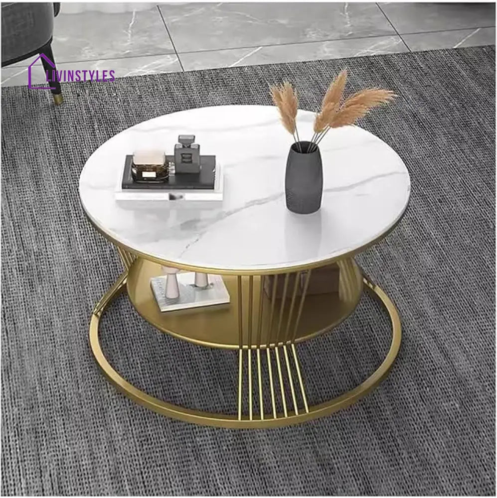 Radhika Round Coffee Table For Living Room