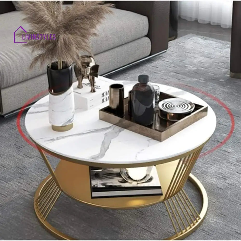 Radhika Round Coffee Table For Living Room