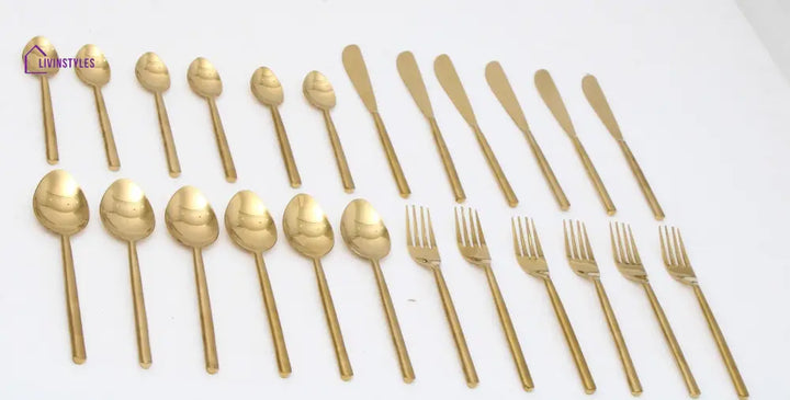 Radiant Reflections Gold Cutlery Set