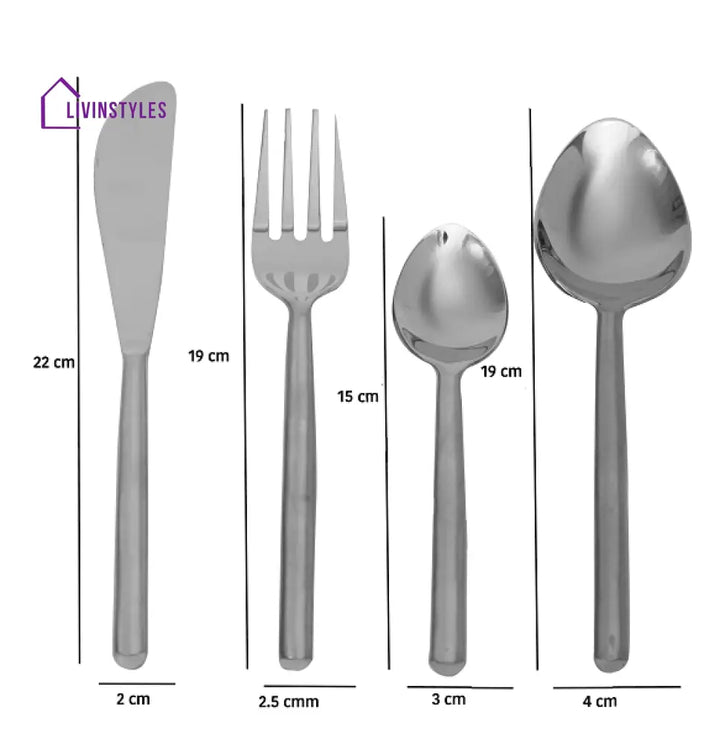 Radiant Reflections Silver Cutlery Set