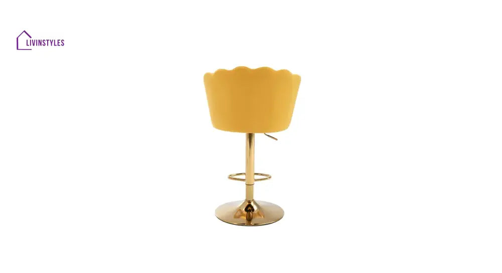 Rahul Yellow Color Avidan Bar Stool