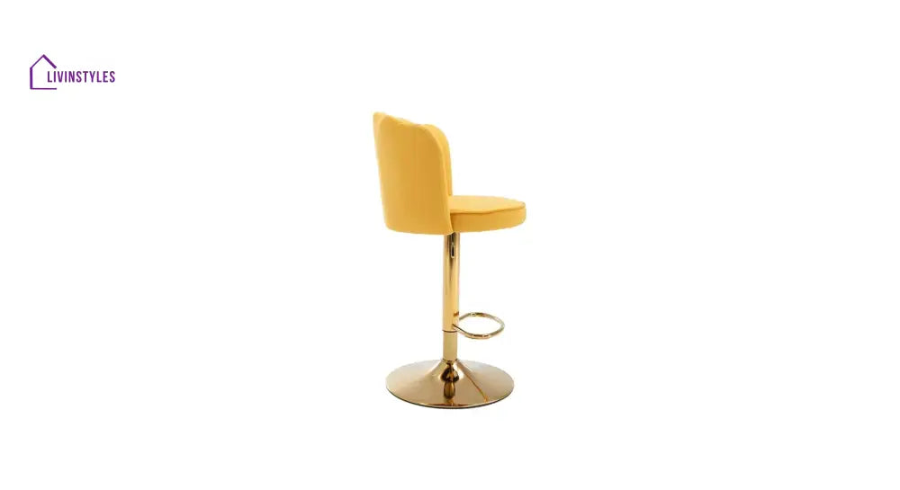 Rahul Yellow Color Avidan Bar Stool