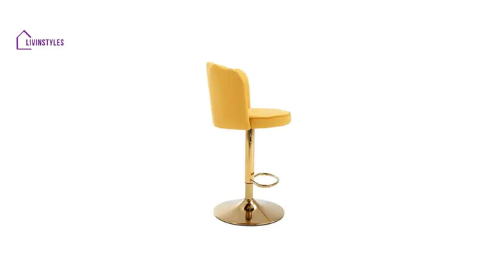 Rahul Yellow Color Avidan Bar Stool