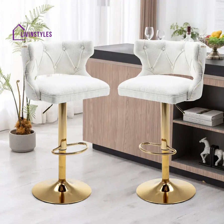 Rajat Cream Verona Bar Stool Set Of-1