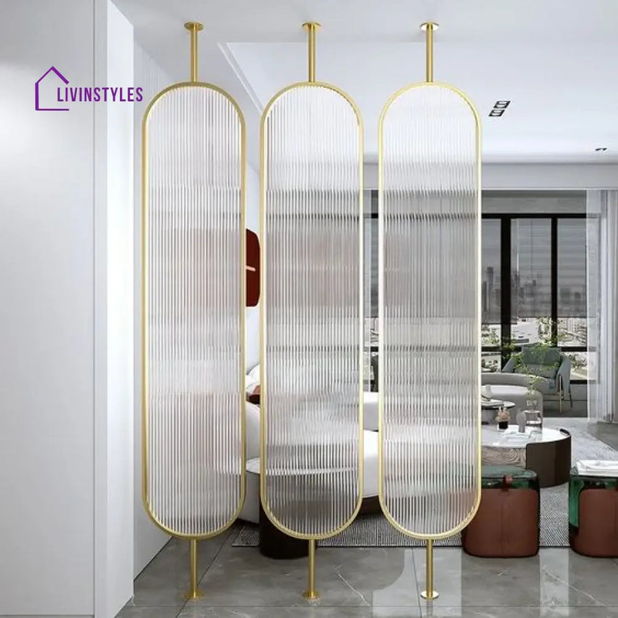 Metal Divider For Living Room (Set Of 3)