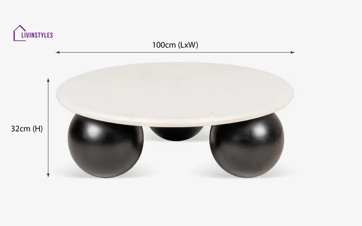 Adha Marble Coffee Table For Living Room