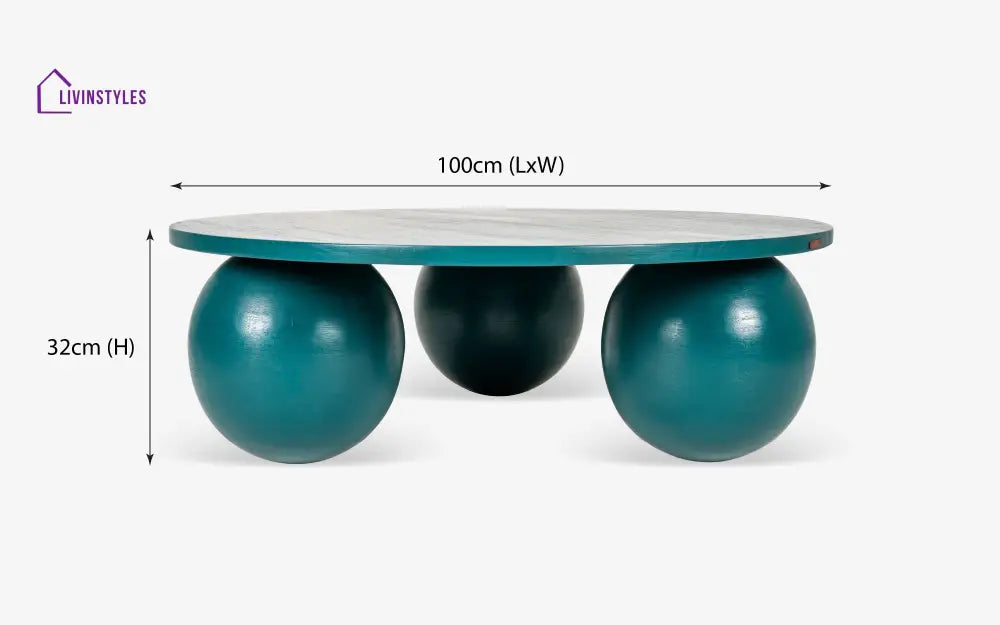 Raksha Green Coffee Table For Living Room