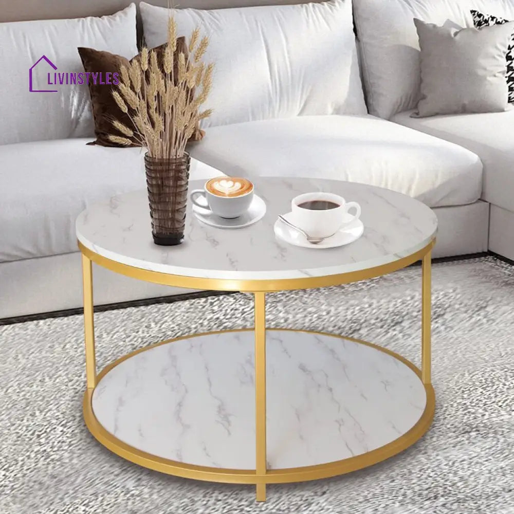 Rashmi Iron Wood Coffee Table For Living Room