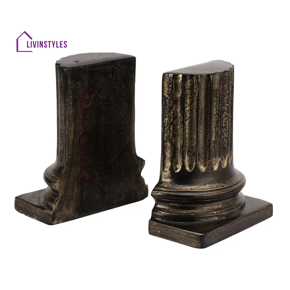 Relic Gold Pillar Bookend