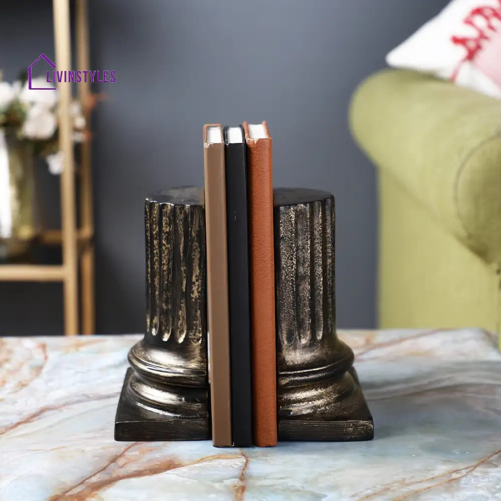 Relic Gold Pillar Bookend