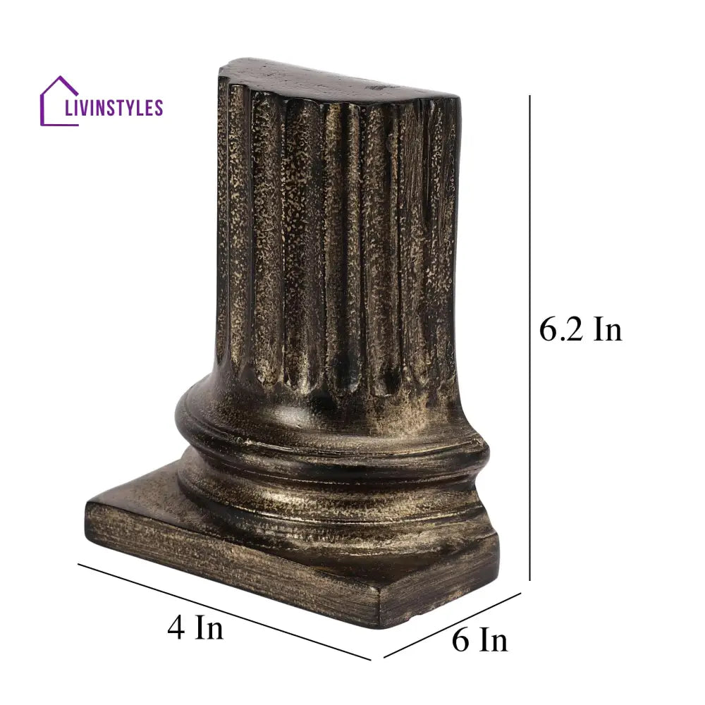 Relic Gold Pillar Bookend