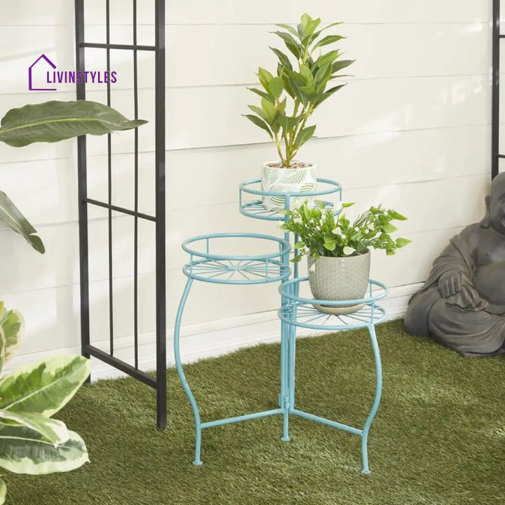 Rhea Metal Plant Stand For Balcony