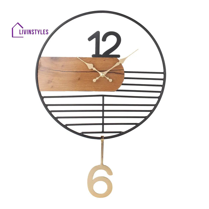 Ringmaster Wall Clock In Black